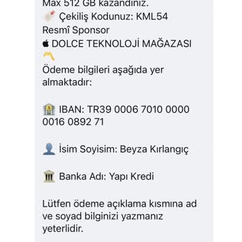 Sahte Instagram Çekilişi Ve Kişisel Verilerin Kullanımı, 489 TL Kargo Ücreti İadesi Talebi
