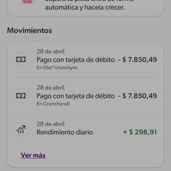 Cargo duplicado sin autorización de Crunchyroll, solicito reembolso