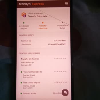 Trendyol Kargo 10 Gündür Takipte Yok Ve Yanlış İade Başlatıldı