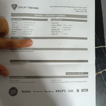 Tefal X-Force Flex Süpürge Başlığının Dönmemesi Nedeniyle Tekrarlanan Servis Ve İade Reddi