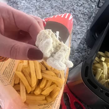 A101’den Alınan Nimet Hazır Patates Paketi İçinde Yabancı Hamur Parçası Çıktı Ve Sağlık Riski