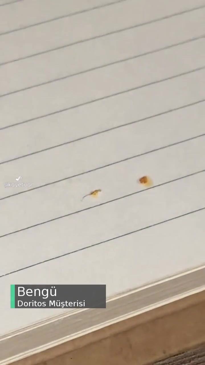 Doritos Flamin Hot Cipsinin İçinden Böcek Bacağı Çıktı videonun kapak resmi