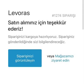 Levoras Ne Ürünüm Gönderildi Ne De Herhangi Bir Kargo Ya Da Takip Bilgisi Paylaşıldı