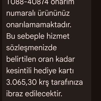 Media Markt Kasko Kapsamında Onarım Reddi Ve Düşük Değerli Hediye Çeki Teklifi