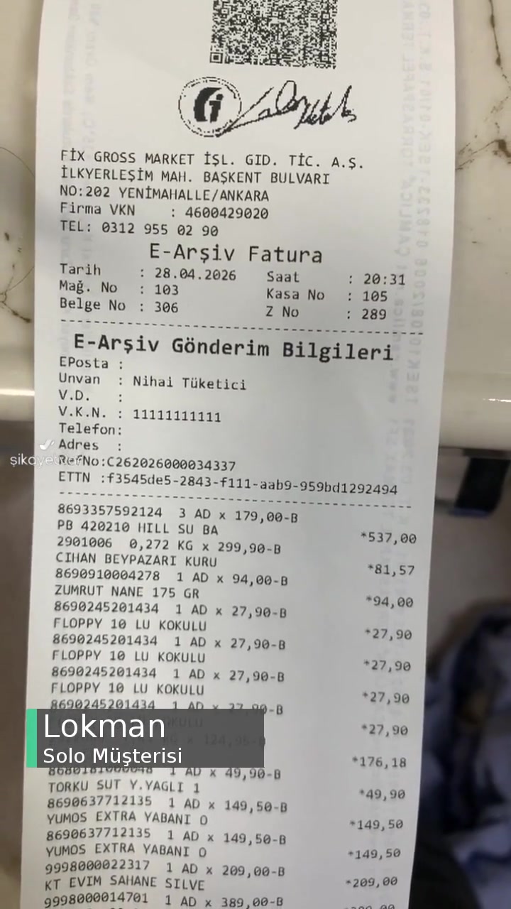 Solo Hatalı Ürün Satışı videonun kapak resmi