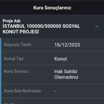 TOKİ Sosyal Konut Başvurumda Kura sorunu ve Yüksek Kira Zammı