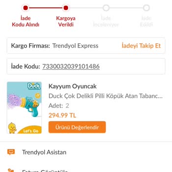 İade Kargom Yolda Kalıyor, Trendyol Express’ten Cevap Ve Tazminat Bekliyorum