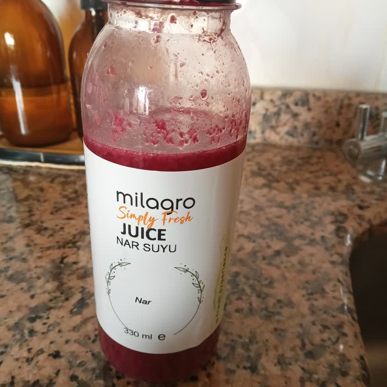 Yemeksepeti Üzerinden Alınan Milagro Detoks Nar Suyu Şişesi Patladı: Alıcılar Dikkat