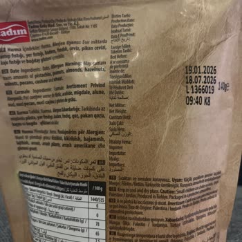 Tadım Hurmasında Bozuk Ürün, Güvenim Sarsıldı