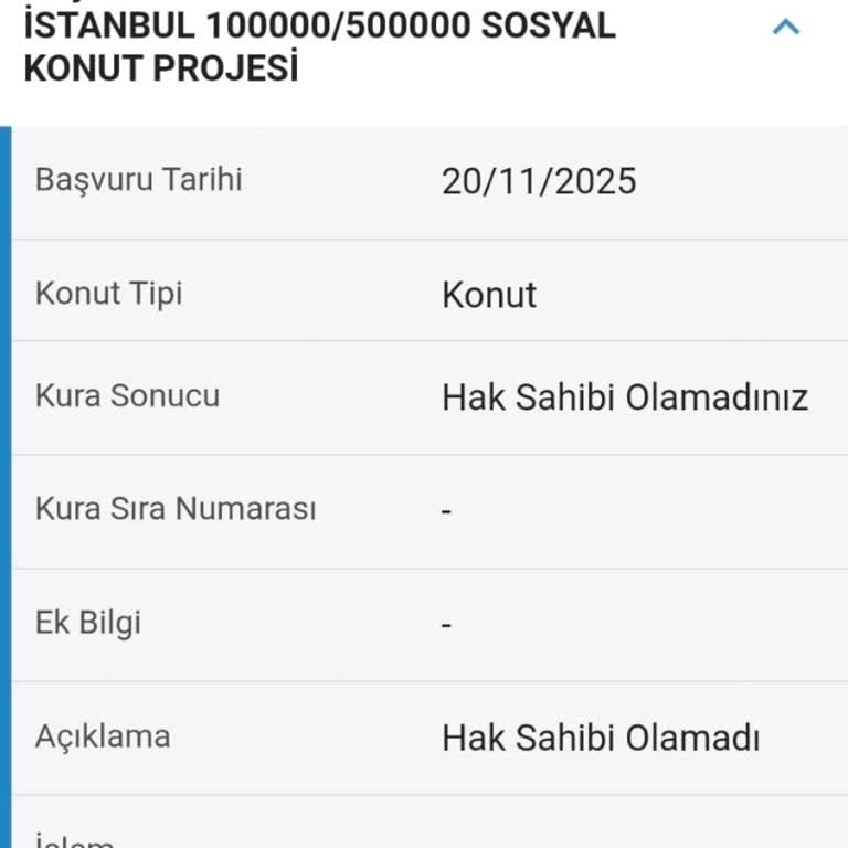 E-Devlet'te TOKİ Çekiliş Bilgisi Eksik, Kura Sıra Numarası Görüntülenemiyor