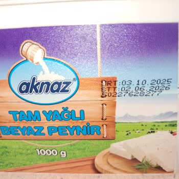 Büyükdere Mahallesindeki BİM Şubesinde Aknaz Beyaz Peynirde Kötü Koku Ve Ekşi Tat