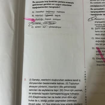 Yargı Yayınları’nın Deneme Kitabındaki Hatalı Sorular Ve Düzeltme İsteği