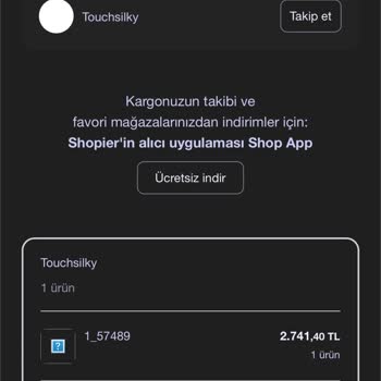 Touch Silky 'ten Sipariş Yok, İade Talebi Görmezden Gelindi ve Müşteri Hizmetleri Yanıtsız