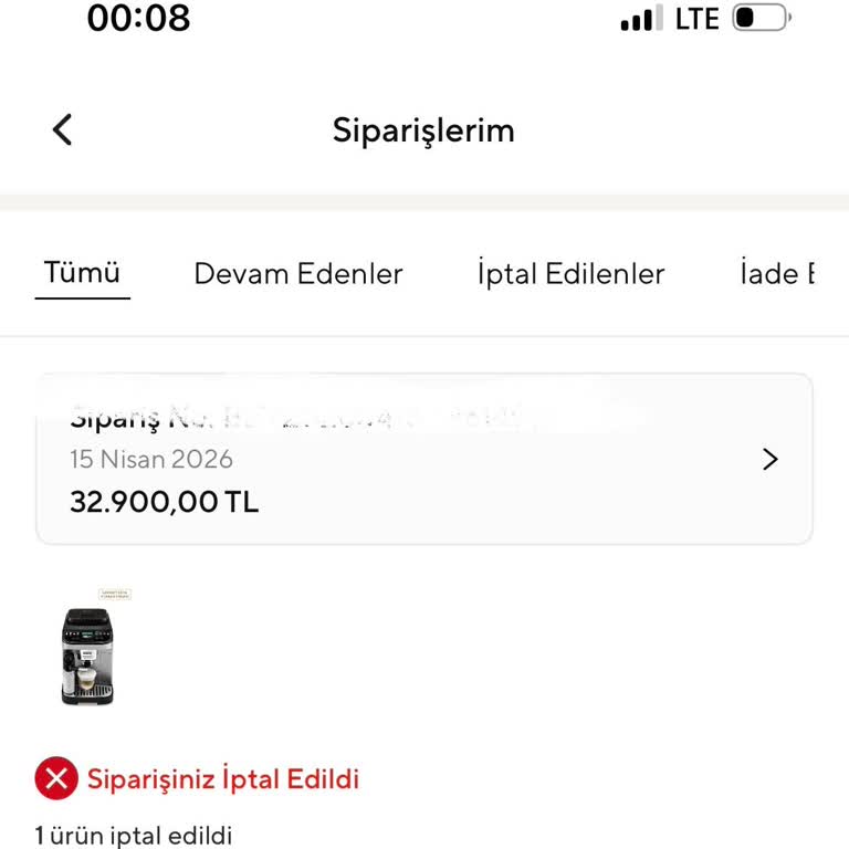 Kargo Gecikmesi Ve Müşteri Hizmetleri Oyalaması Nedeniyle Sipariş İptali Ve İade Talebi