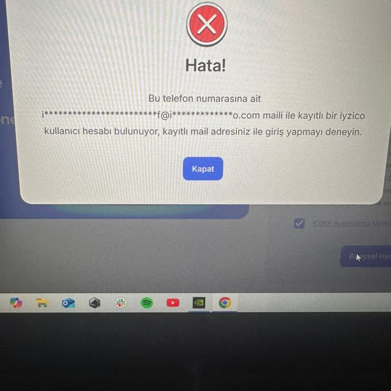 Telefon Numaramla Açılan Yetkisiz İyzico Hesabı Ve Kart Bilgilerinin Silinmesi
