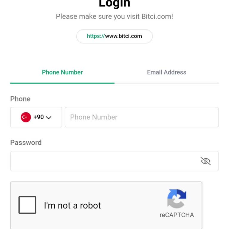 Bitciglobal Hesabına Girişte SMS Kodu Gelmemesi