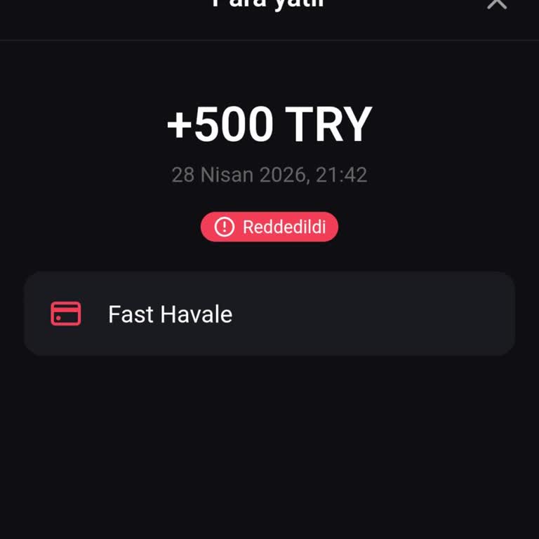 501 TL EFT Yatırımım Hesaba Geçmedi, Acil Çözüm Ve İade Talebi