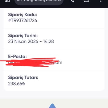 Megasosyal.com Ödeme Alındı, Hizmet Verilmedi