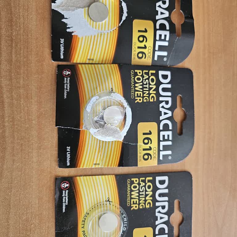 Duracell DL/CR 1616 Pilinin Kumandamda Çalışmaması