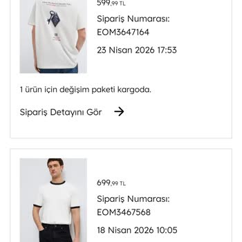 Yanlış Beden Gönderimi Ve Kayıp Ürün İçin Müşteri Hizmetlerinden Çözüm Bekleniyor