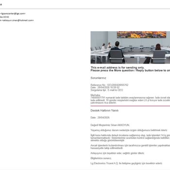 LG'den Geciken İade Ücreti Ve Tutarsız Taahhütler