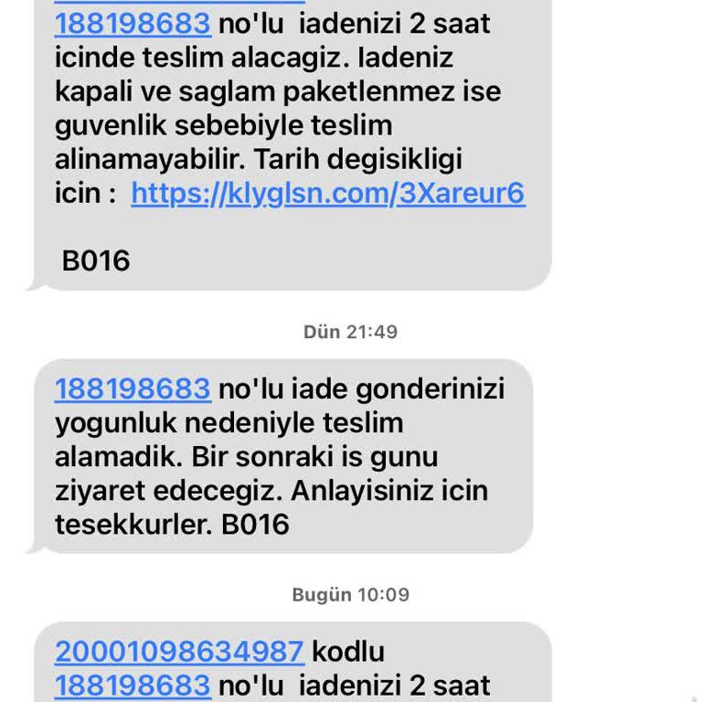 İade Talebimin Getirilmemesi Ve Müşteri Hizmetlerinin Yanıtsızlığı