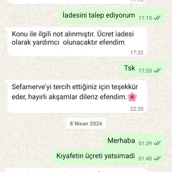 699 TL İade 45 Gün Gecikiyor, Teslim Edilmeyen Eşofman İçin Acil Çözüm Talebi