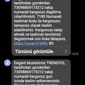 Kargo Gecikmesi Ve Yanlış Adres Nedeniyle Şubeden Alım Zorunluluğu