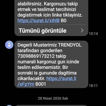 Kargo Gecikmesi Ve Yanlış Adres Nedeniyle Şubeden Alım Zorunluluğu