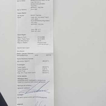 10 Yıllık Bosch Çamaşır Makinesinde Inverter Kartı İçin 11.500 TL Fiyat Çok Yüksek