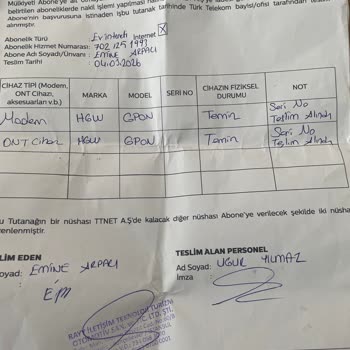 Modem İadesi Sonrası Haksız Faturalar Ve Yüksek Ücretler