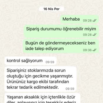 Manolya Moda’dan Krem Rengi Erkek Ayakkabısı Siparişi Gönderilmedi Ve İade Yapılmadı