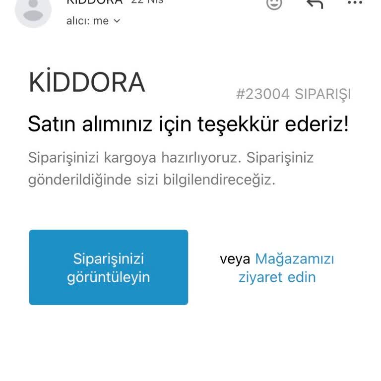 Kiddora Sipariş Gecikmesi Ve İletişim Cevapsızlığı