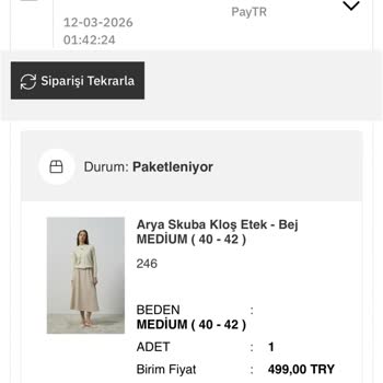 Ürün Gönderilmedi Ve 500 TL İadesi Talebi