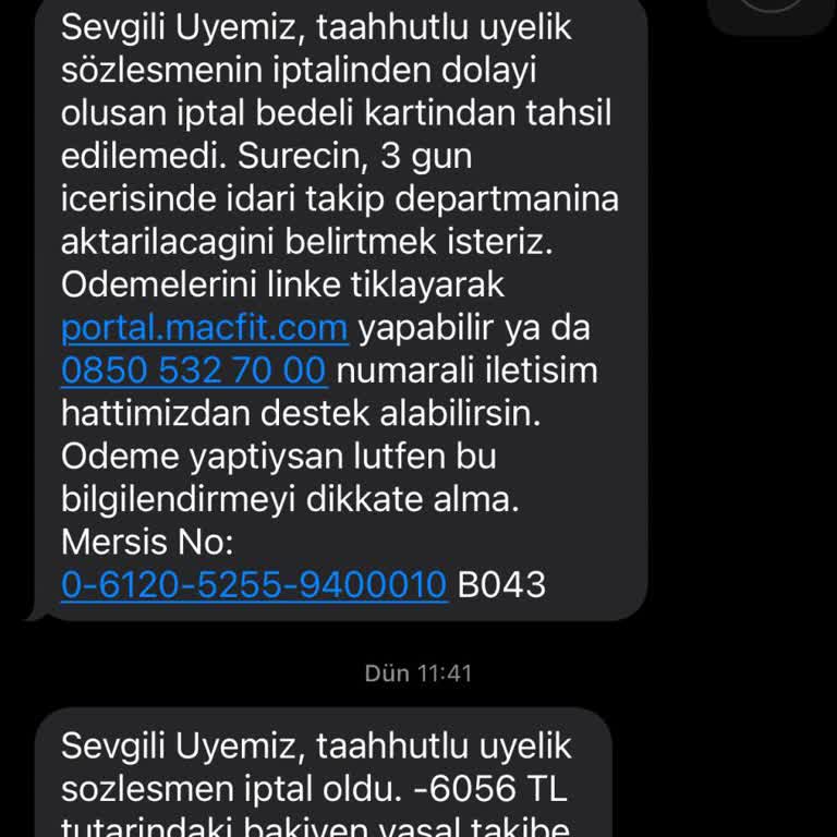 Macfit | İstanbul Avrupa Cenaze Nedeniyle Üyeliğin İptali Ve Haksız Ceza İtirazı