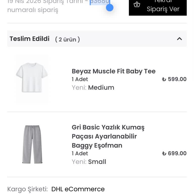 Weswear'den Alınan Ürünlerin İadesi İçin Cevapsız İletişim Ve Geri Ödeme Talebi