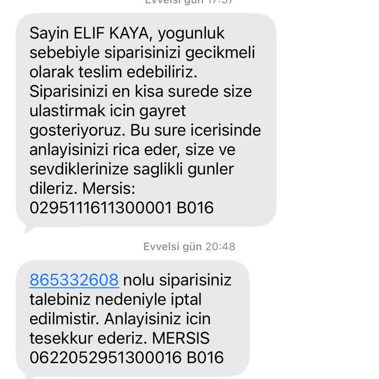Migros Sanal Markette Teslimat Gecikmesi, Ürün Çift Getirme Ve Bayat Ekmek Şikayeti
