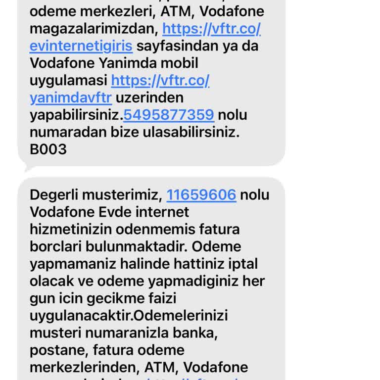 İzinsiz Açılan Vodafone Net İnternet Aboneliği Ve Sürekli Faturalar İptal Ve İade Talebi