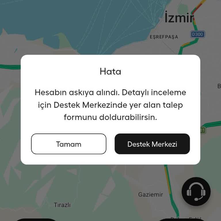 Martı Tag Sürücüsü Üyeliğim Haksız Şekilde İptal Edildi, Yetkili Yanıt Vermiyor