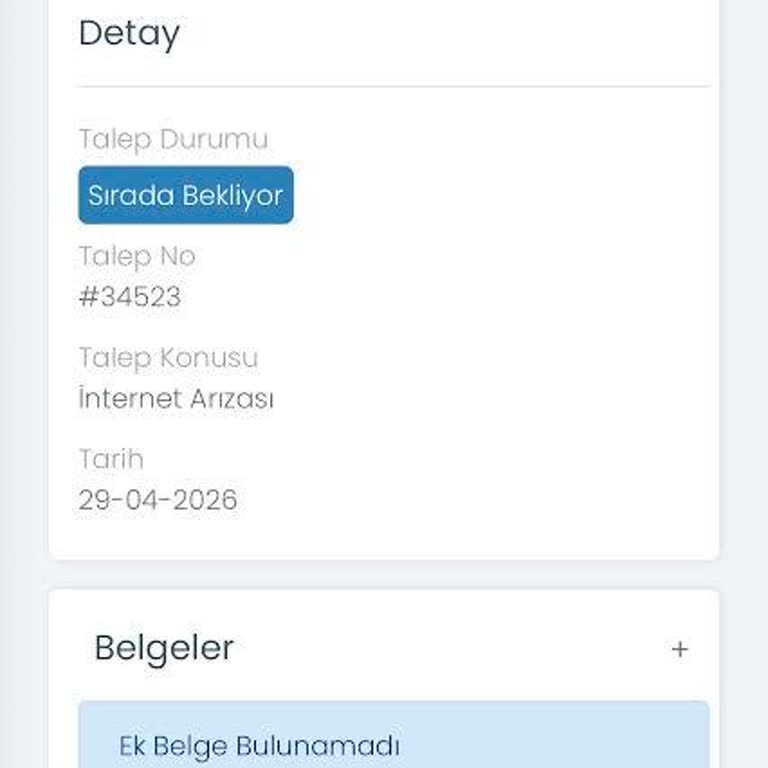 Saatlerce Süren İnternet Kesintisi Ve Cevapsız Talep Kaydı