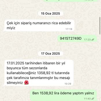 İade Çekiyle Siparişim Kargoya Verilmedi Ve İletişim Cevapsız