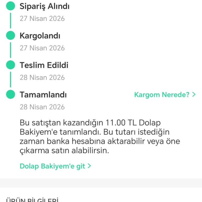 Dolap Satışından 115 TL Aşırı Kargo Kesintisi Ve İade Talebi