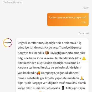 Trendyol’da Kargo Gecikmesi Ve Satıcı İlgisizliği