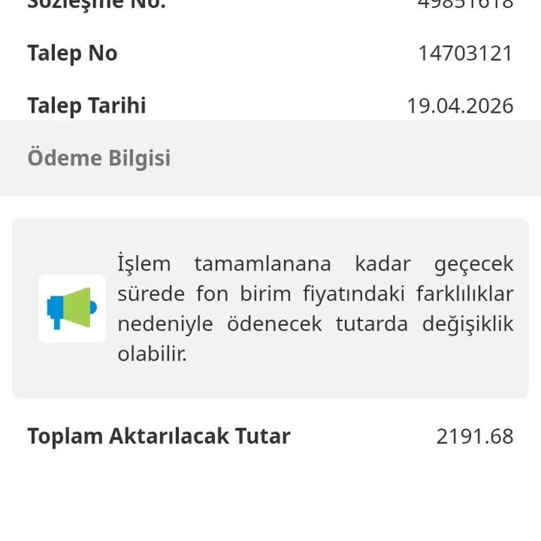 BES İptalim Sonrası Ödeme Ve İade Gelmedi