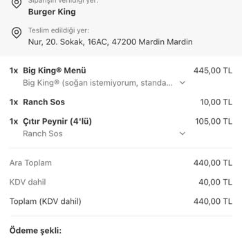 Yemeksepeti İletişimsizliği Ve Ücret İadesi Talebi