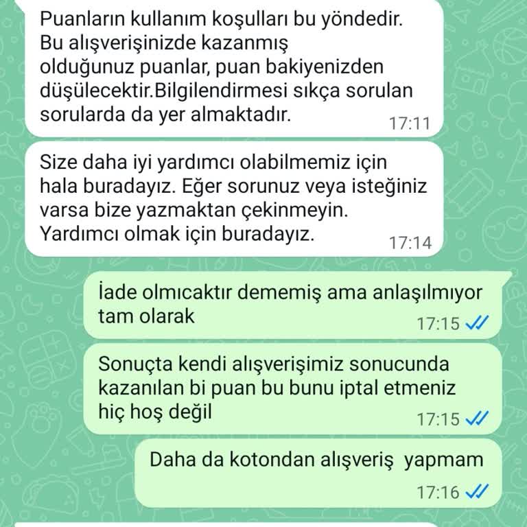 Koton’da Puanım Geri Yüklenmedi, Mağdur Oldum