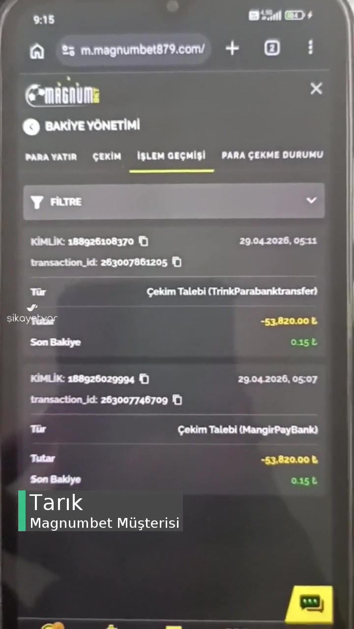 Magnumbet Kazanılan Tutar Hesabıma Yatırılmadı videonun kapak resmi