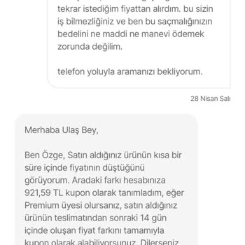 Hepsiburada’da Fiyat Farkı Nakit İadesi Reddedildi Kupon Ve Premium Üyelik Şartı