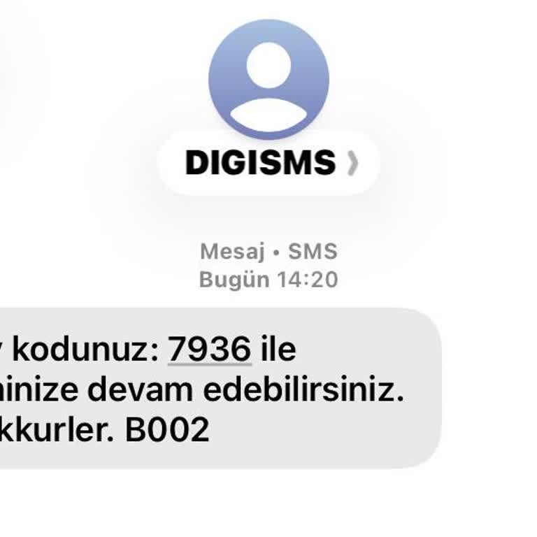 İzinsiz Digiturk Doğrulama Kodu SMS’i Aldım Ve Üyelik İstemiyorum