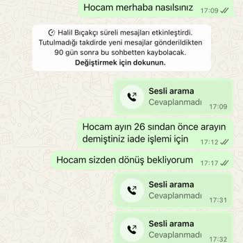 Cevapsız Ve İadesi Geciken 12.600 TL Eğitim Ücreti Şikayet